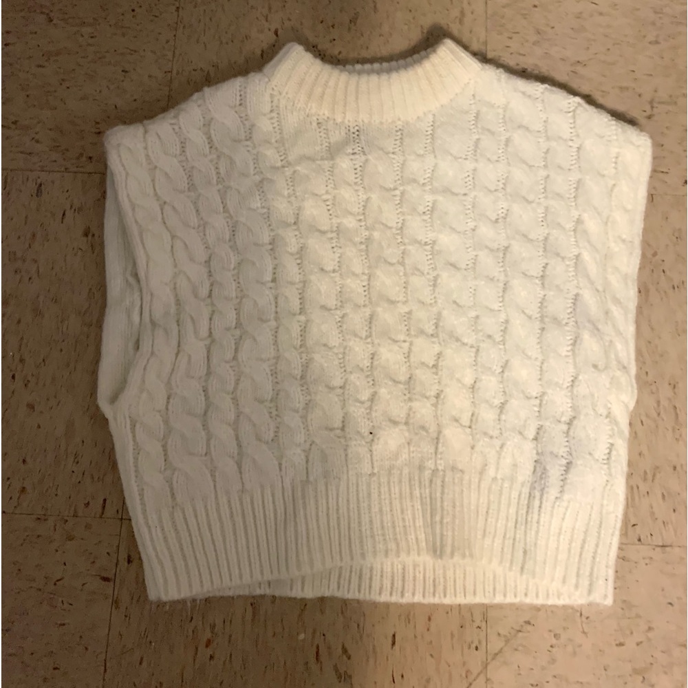 White Sweater Vest